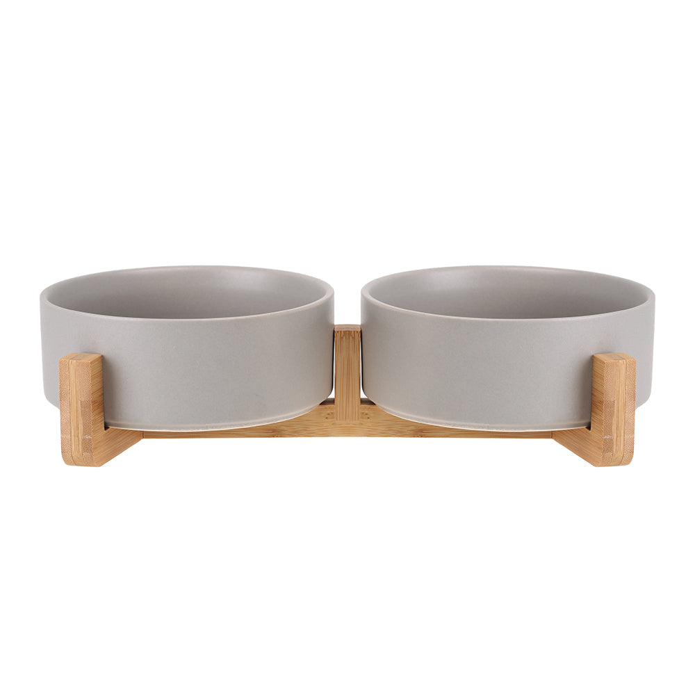 Cat Bowl Double Bowl Ceramic Dog Bowl Cat Food Bowl Pet Food Bowl Cat Food Rice Bowl Dog Bowl Dog Drinking Water Bowl anti Overturning