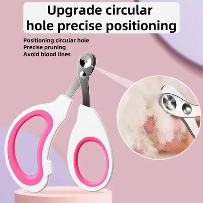 NEW Pets Professional Cat Nail Clippers for Small Cat Dog Stainless Steel Puppy Claws Cutter Pet Nail Grooming Clippers Trimmer