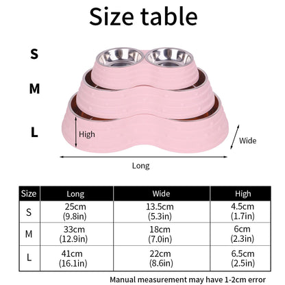 1PC Stainless Steel Pet Bowl for Dogs and Cats, Suitable for Small Dogs, Medium Dogs and Large Dogs