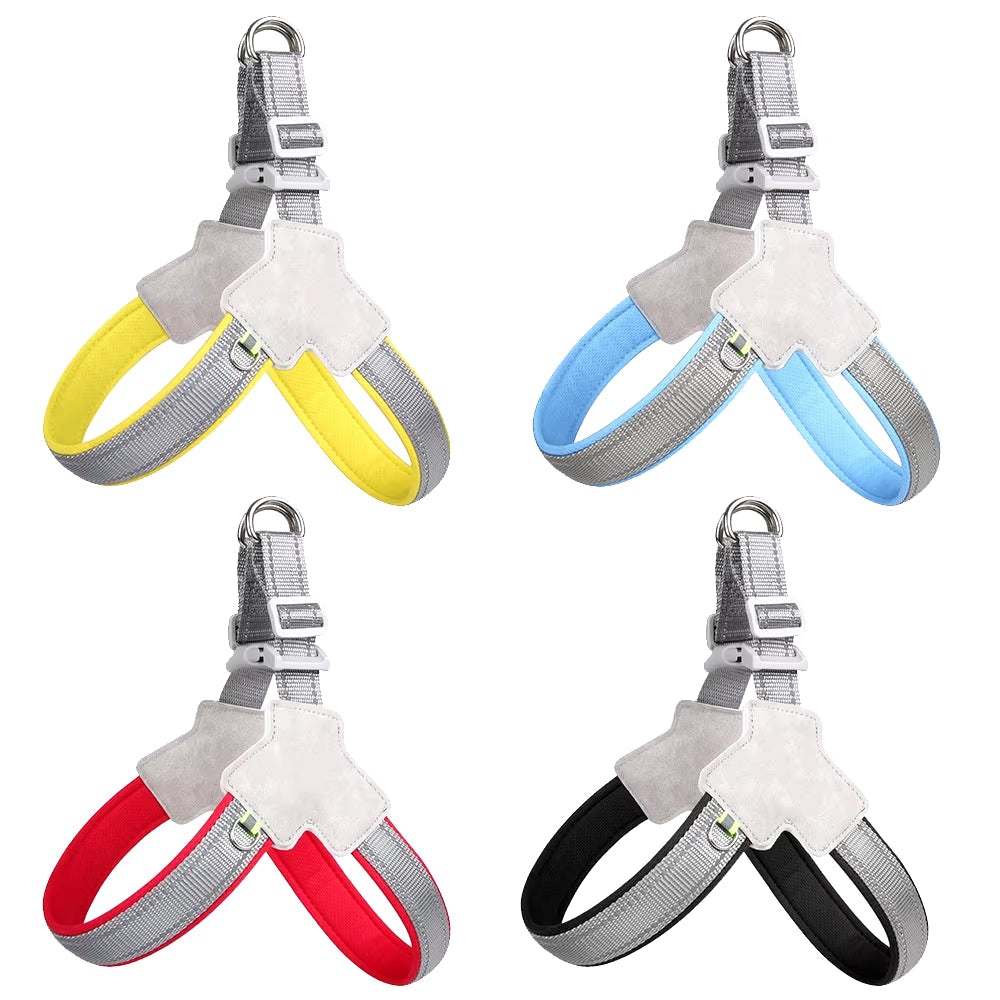 Reflective Pet Dog Harness for Small Medium Dogs Cat No Pull Vest Harnesses Puppy Chest Strap Pug Chihuahua Bulldog Supplies